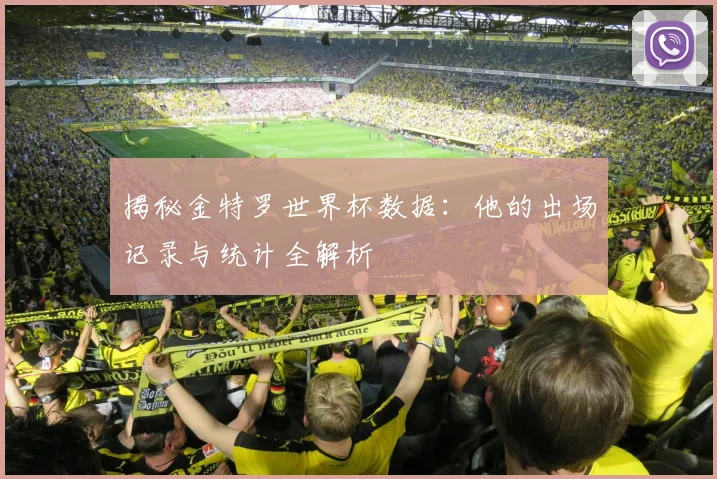 揭秘金特罗世界杯数据:他的出场记录与统计全解析