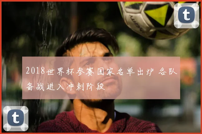 2018世界杯参赛国家名单出炉 各队备战进入冲刺阶段